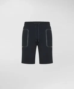 Bermuda con coulisse in cotone stretch