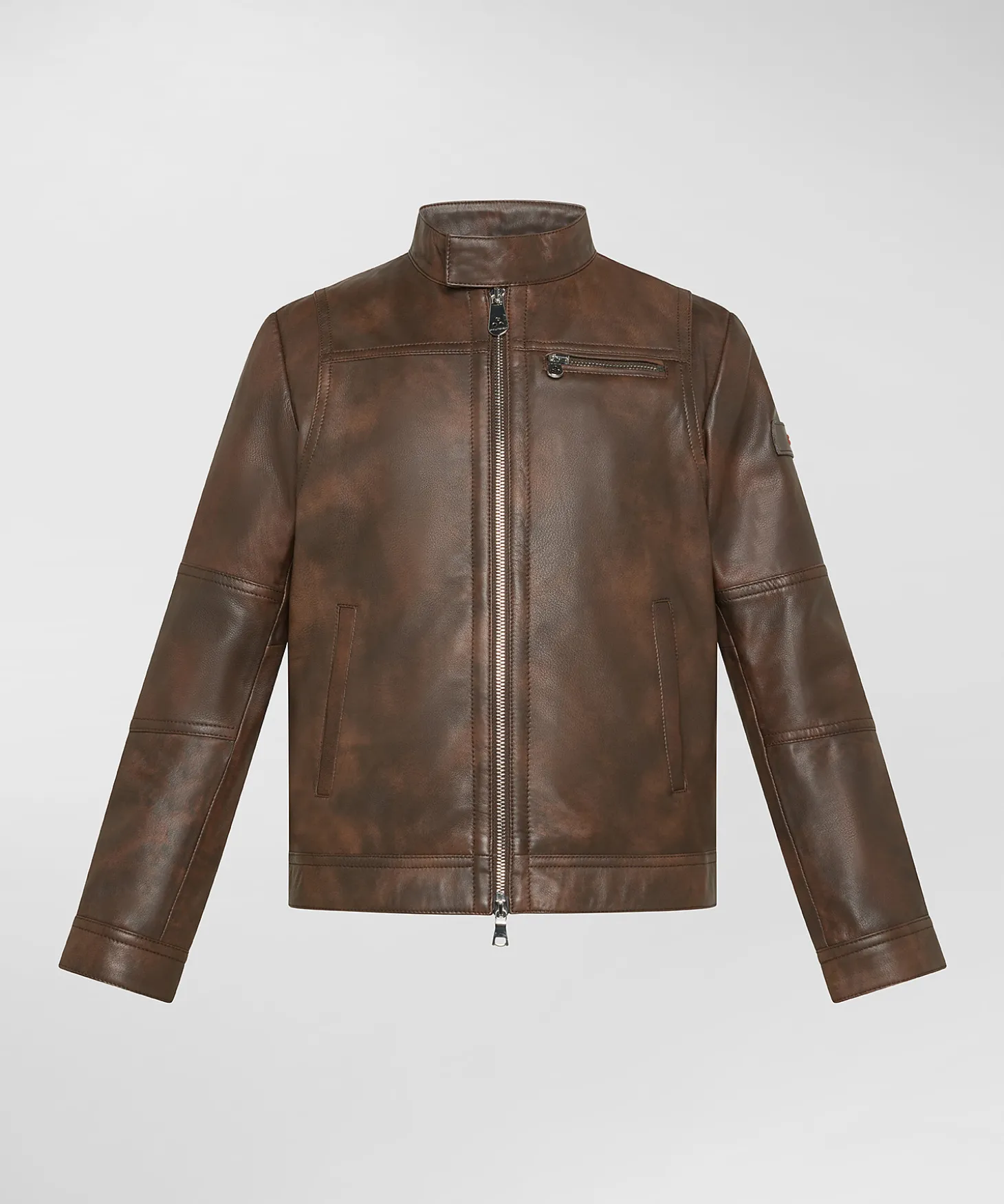 Biker in pelle