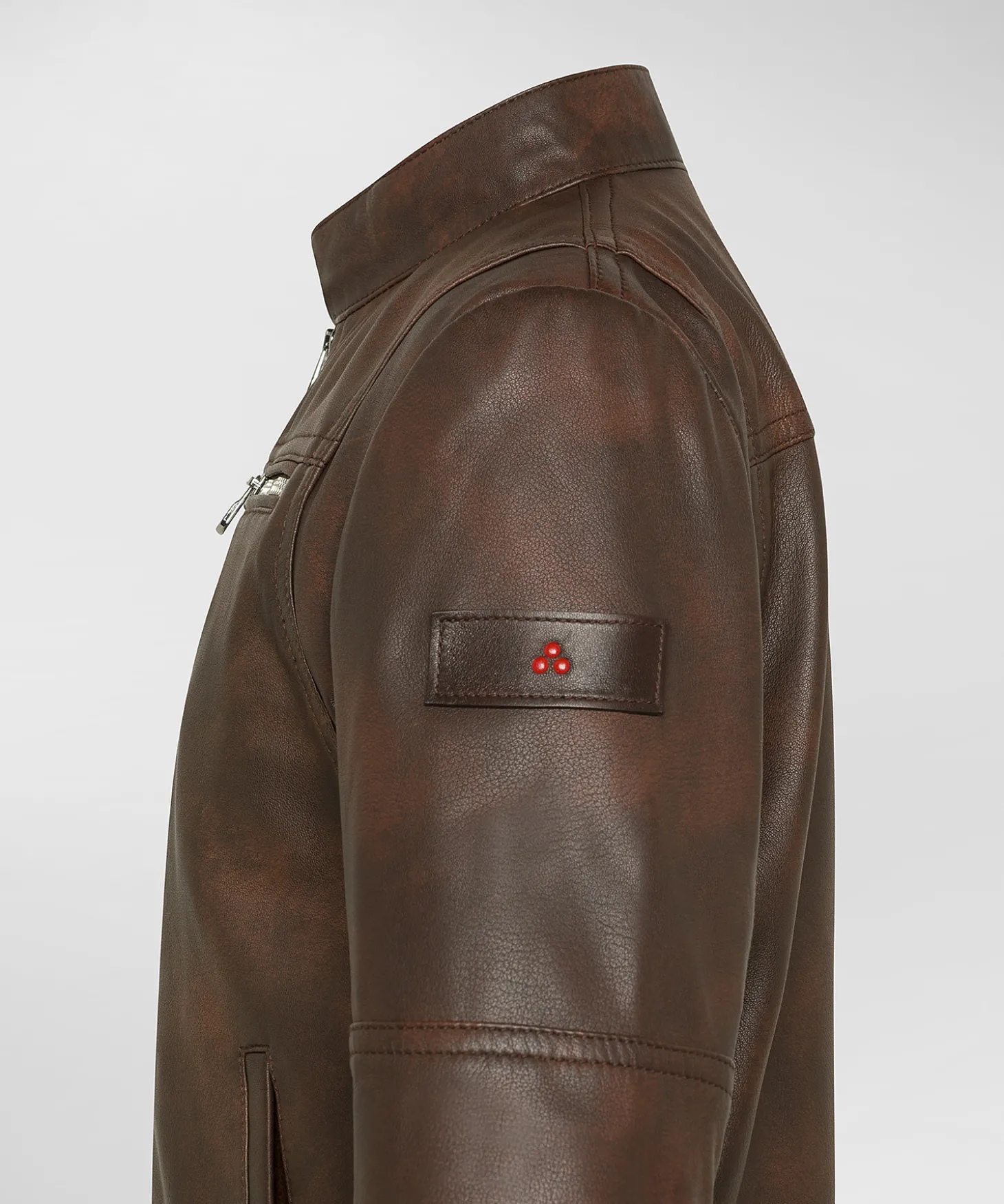 Biker in pelle