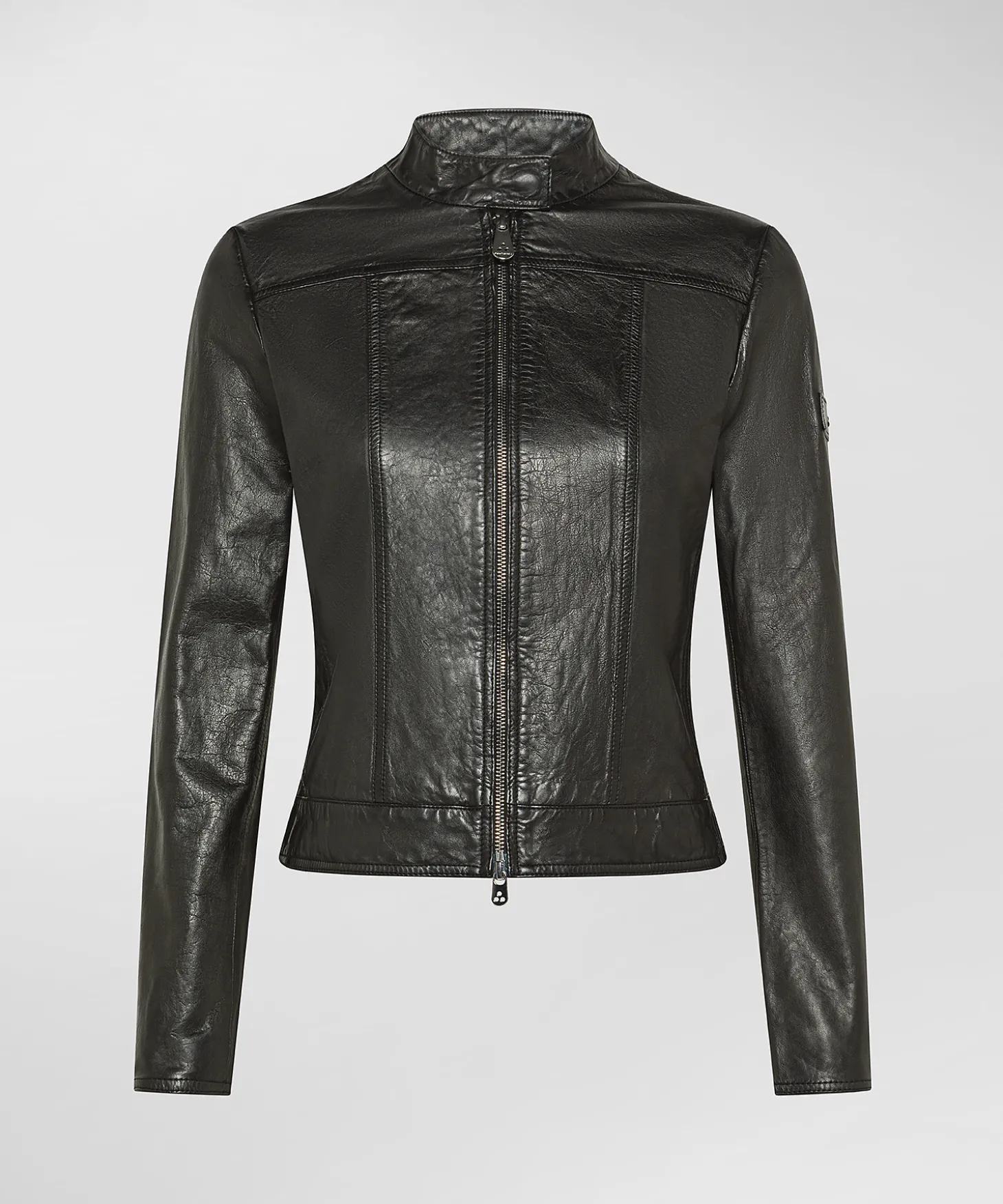 Biker in pelle effetto used