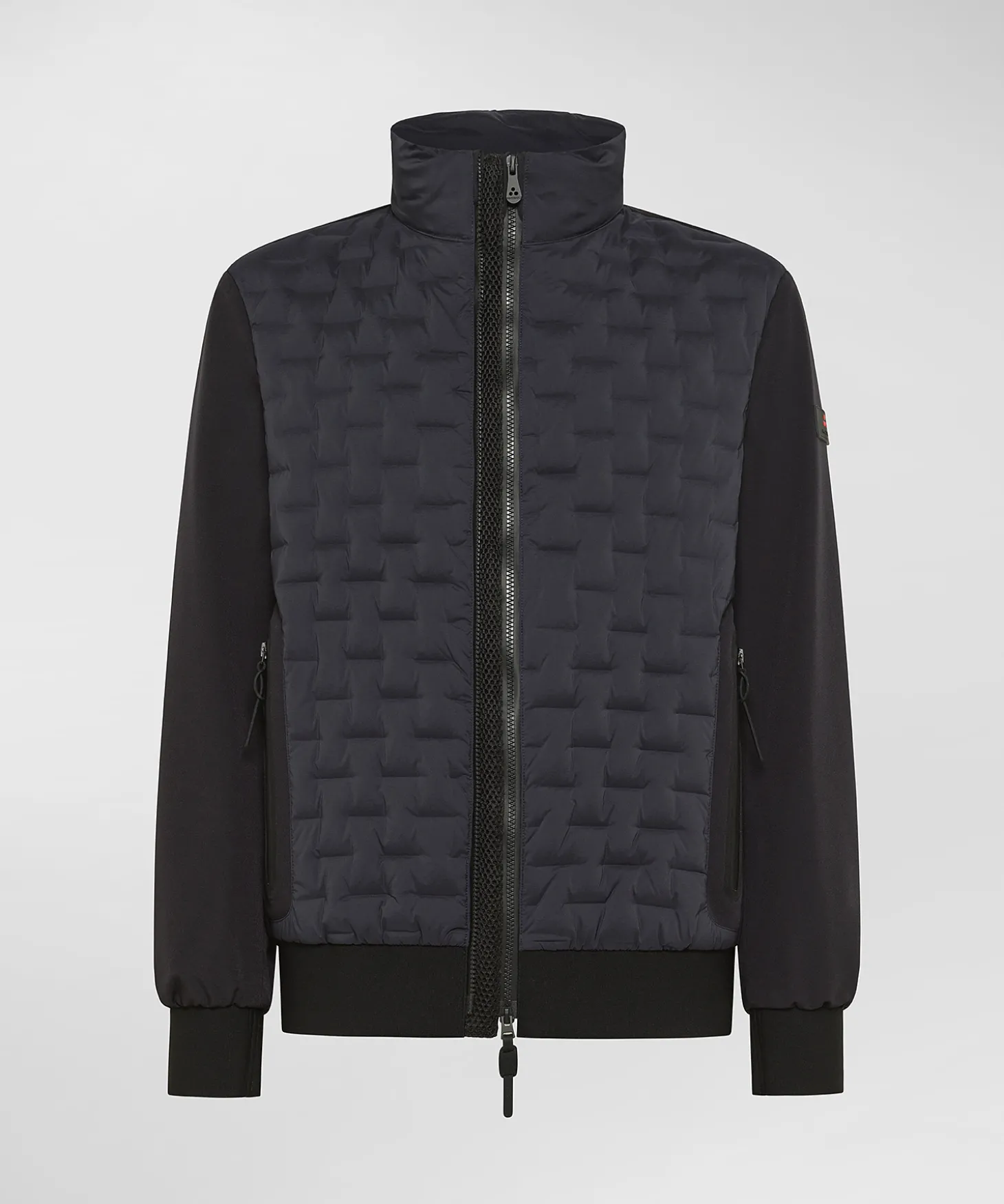 Bomber con trapunta geometrica