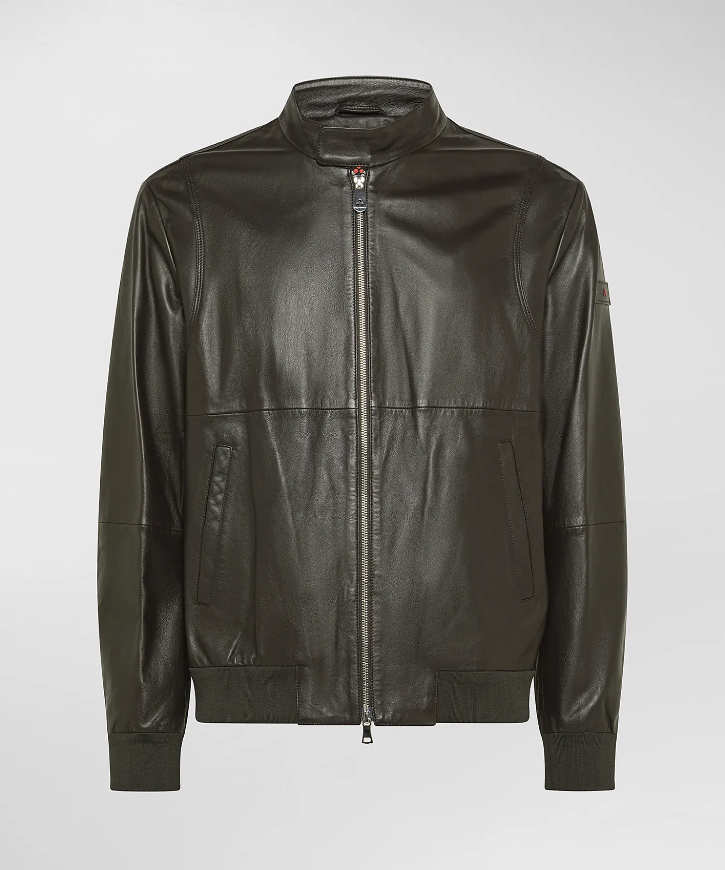 Bomber in nappa tinta