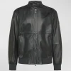 Bomber in nappa tinta
