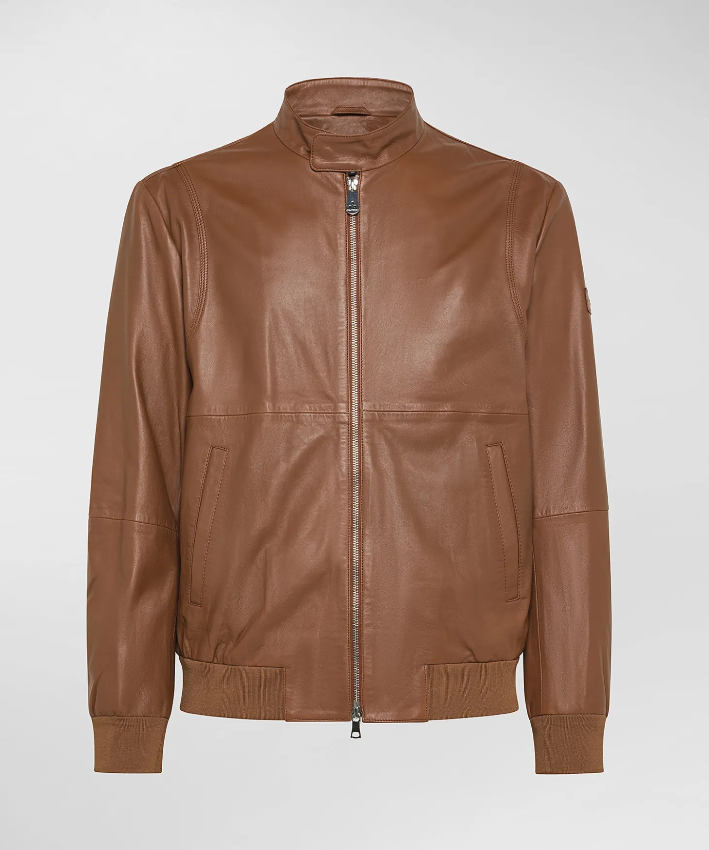 Bomber in nappa tinta