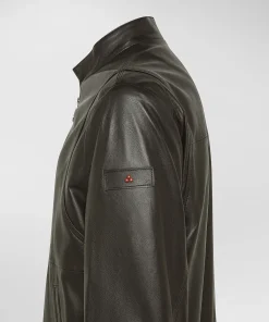 Bomber in nappa tinta