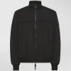 Bomber stretch con dettagli a contrasto