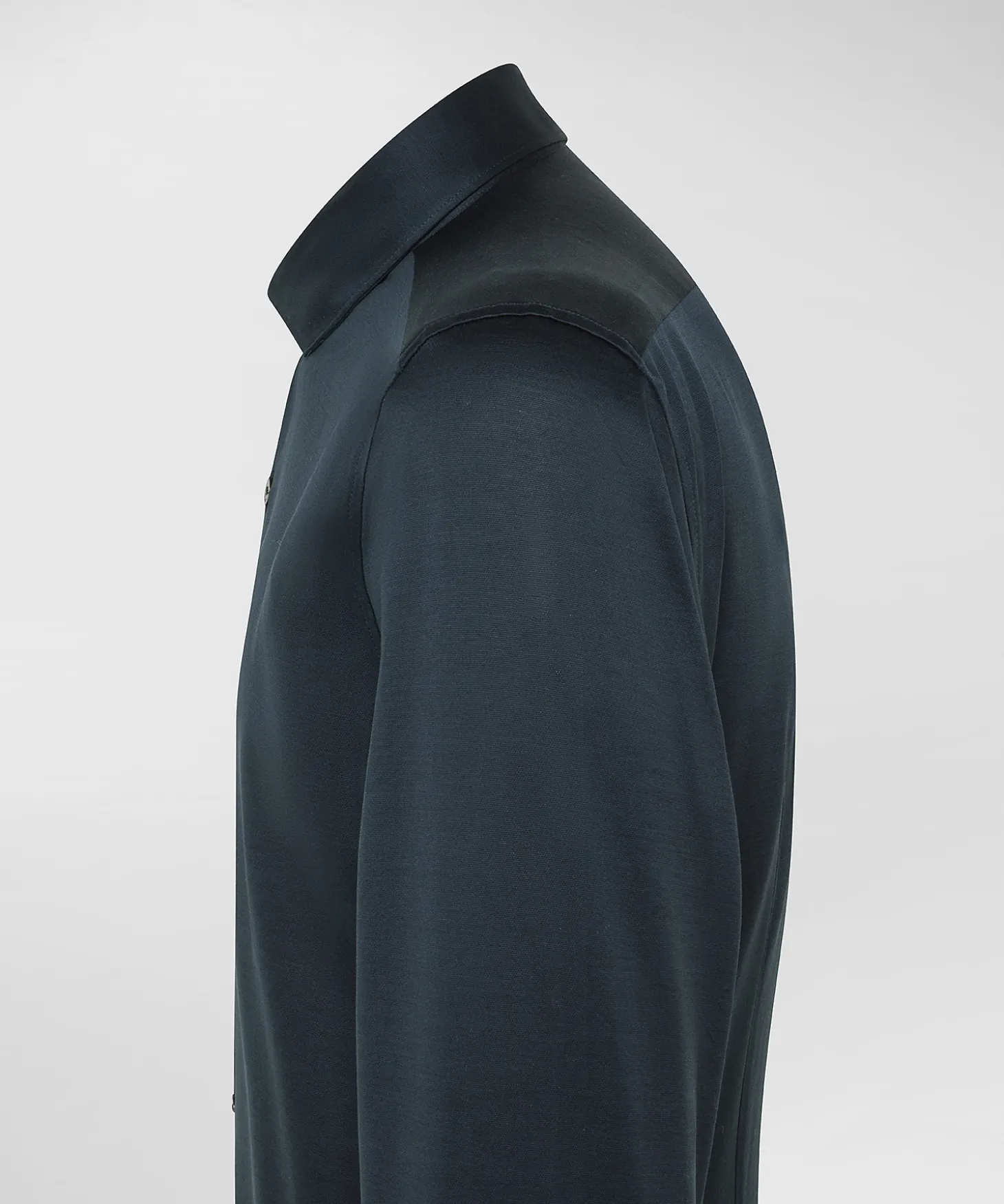 Camicia in piqué di cotone mercerizzato
