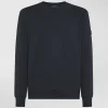 Felpa girocollo in 100% cotone