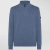 Felpa mezza zip