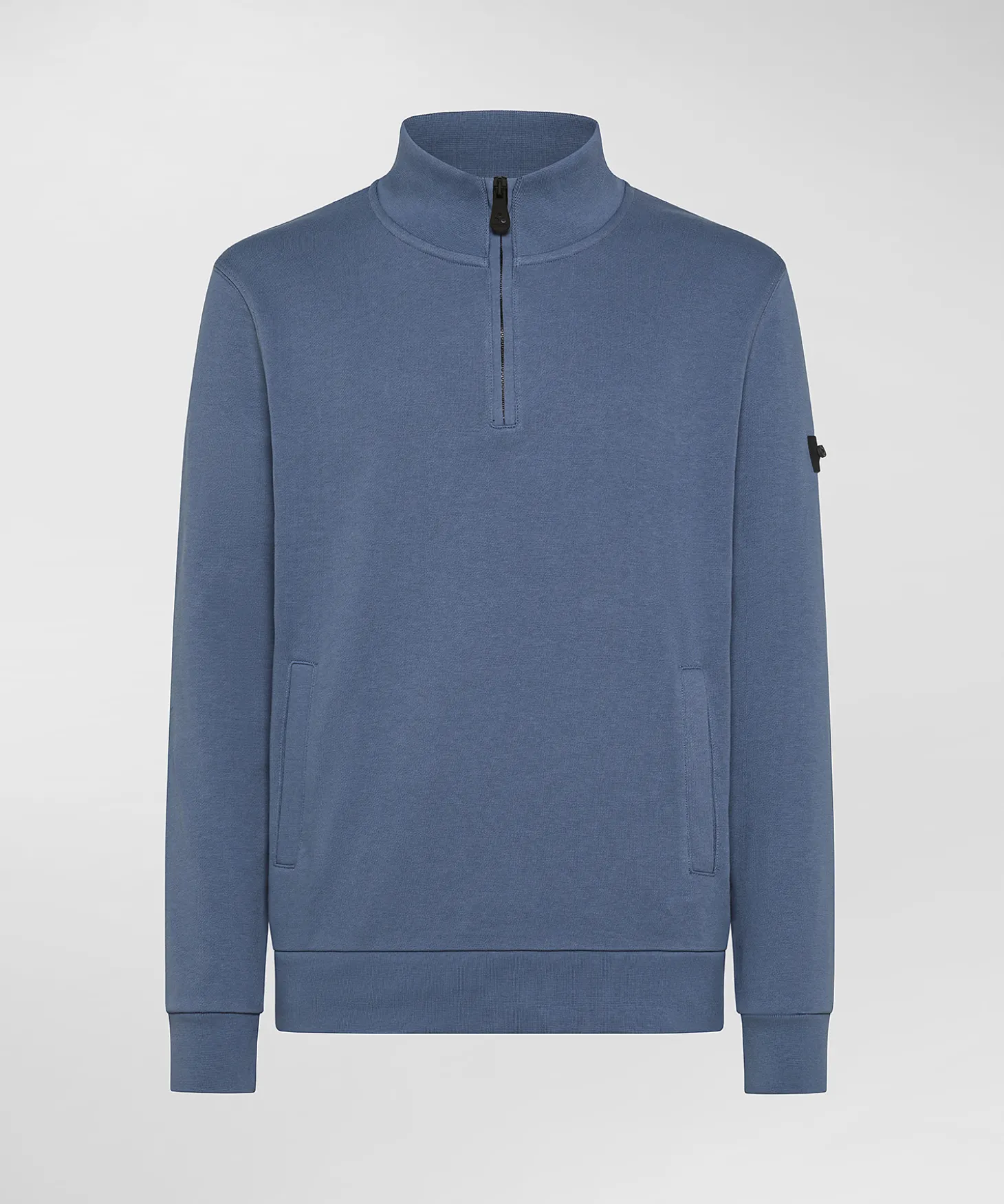 Felpa mezza zip