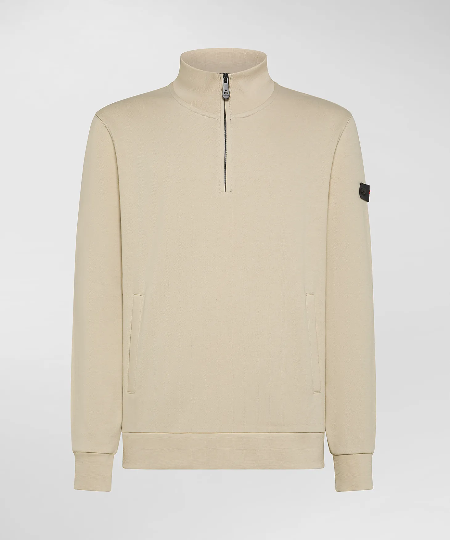 Felpa mezza zip