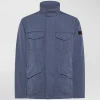 Field jacket in microfibra