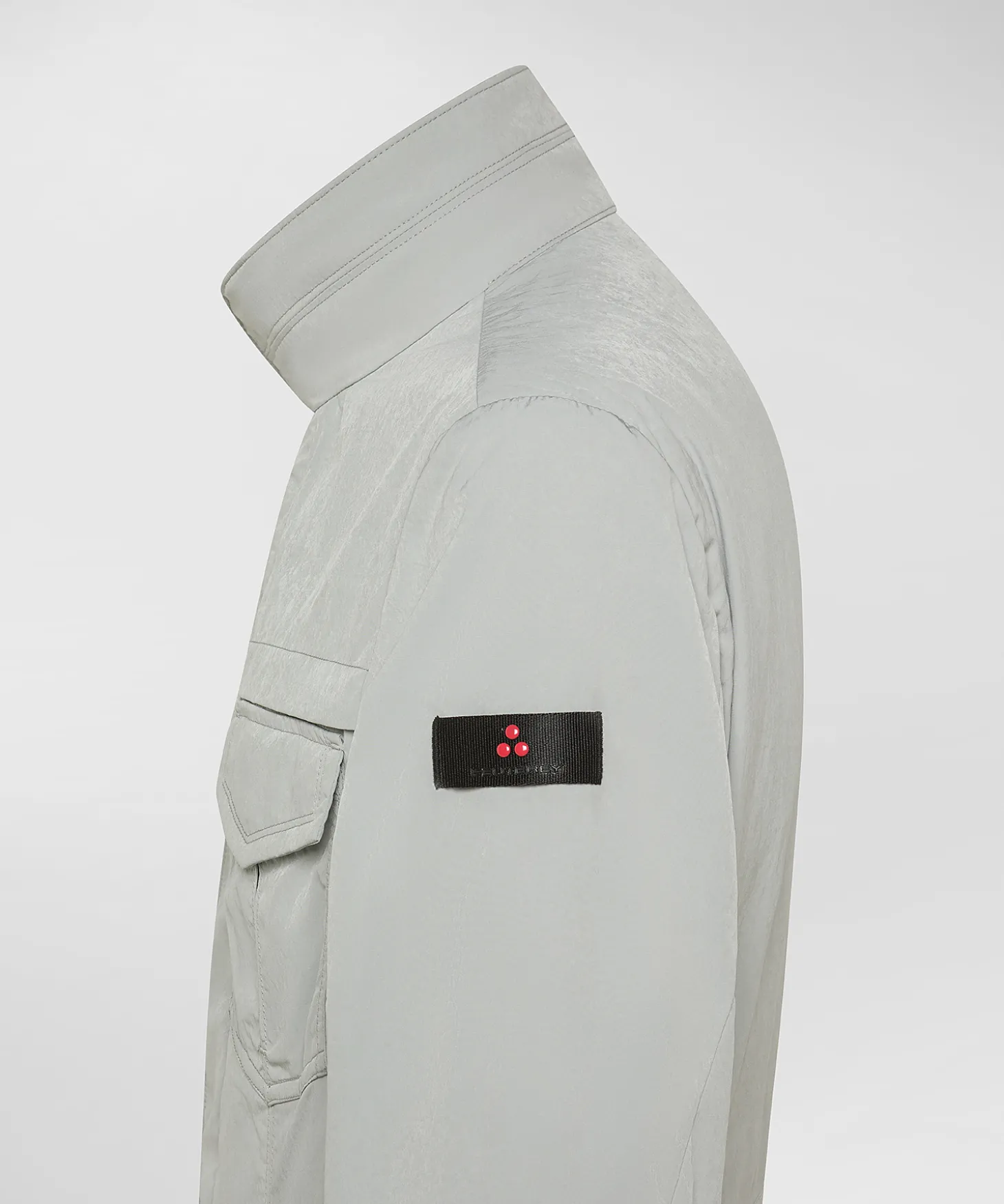 Field jacket in microfibra
