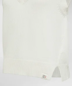 Gilet in tricot di viscosa lucido