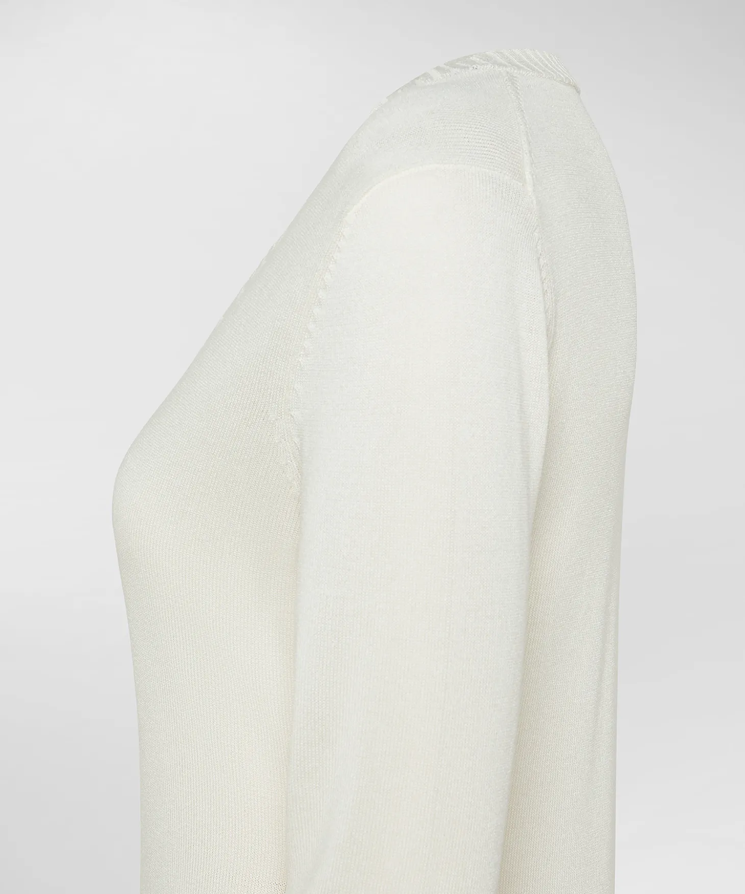 Maglia con scollo a V in tricot