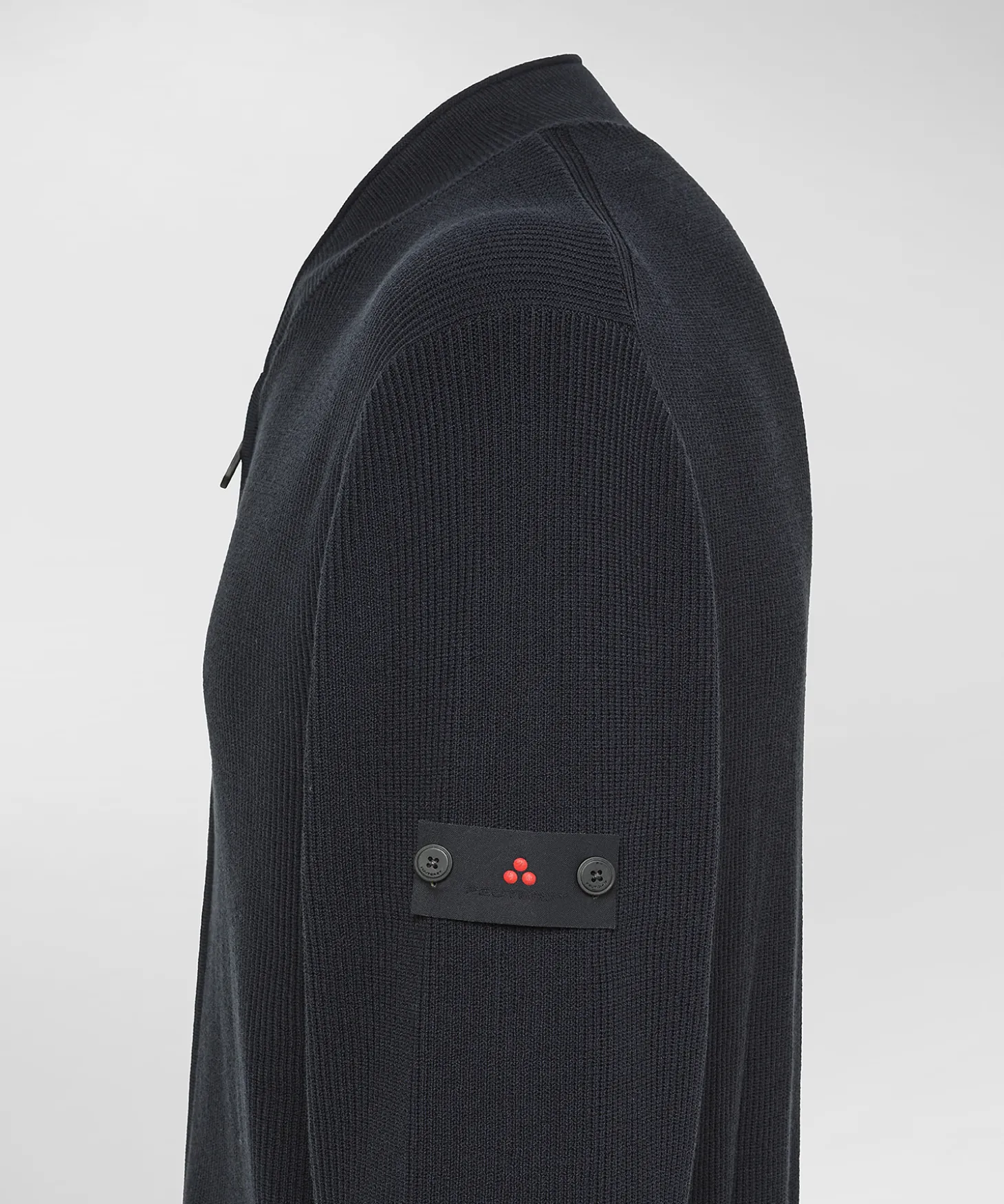 Maglia full zip in maglia inglese
