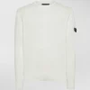Maglia girocollo in tricot di cotone