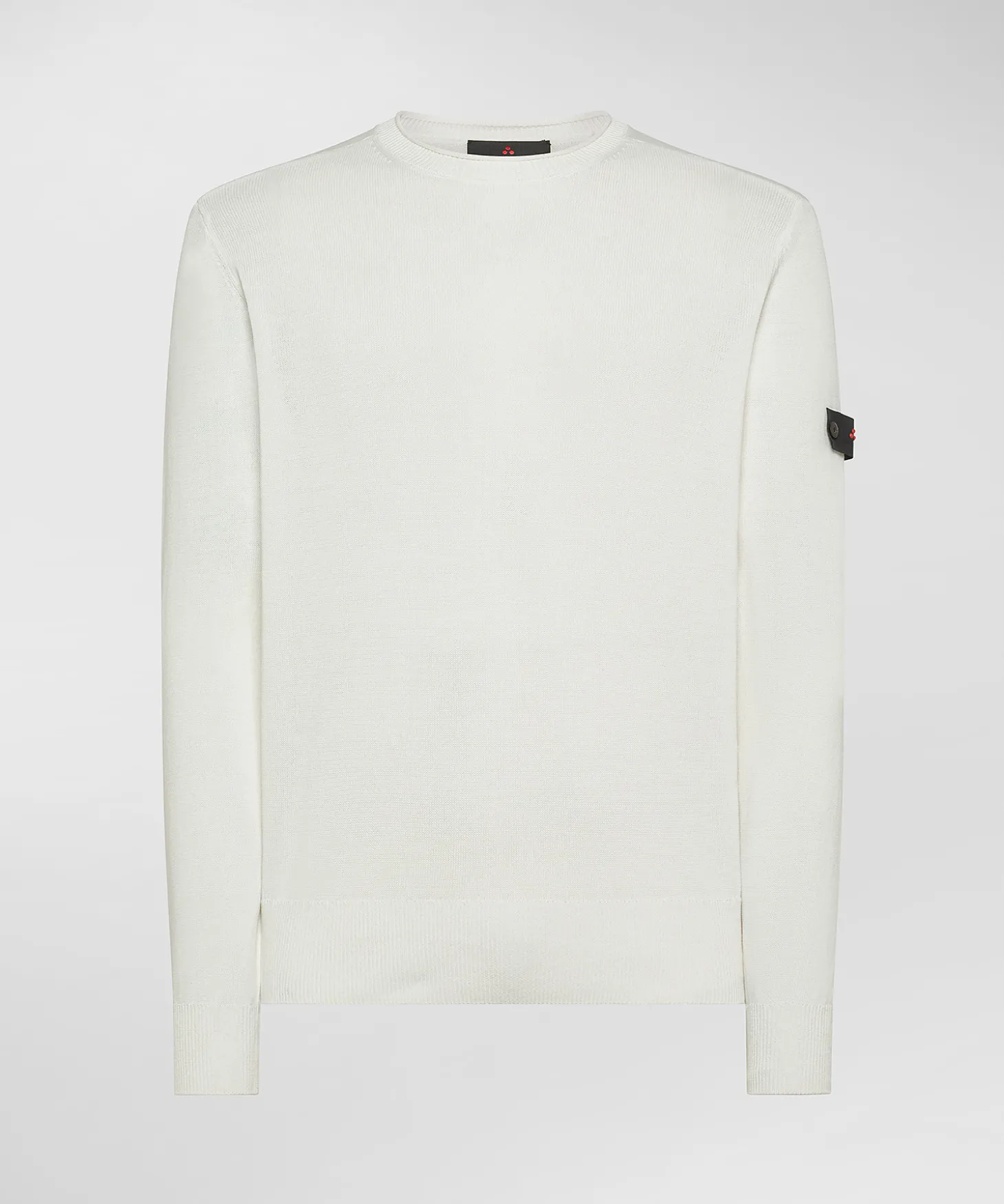 Maglia girocollo in tricot di cotone