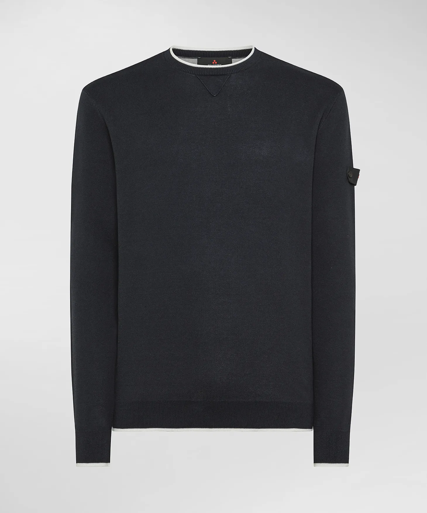 Maglia in misto cotone e nylon effetto felpa