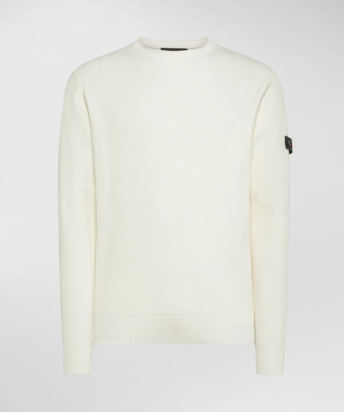 Maglia in tricot di cotone a costa inglese