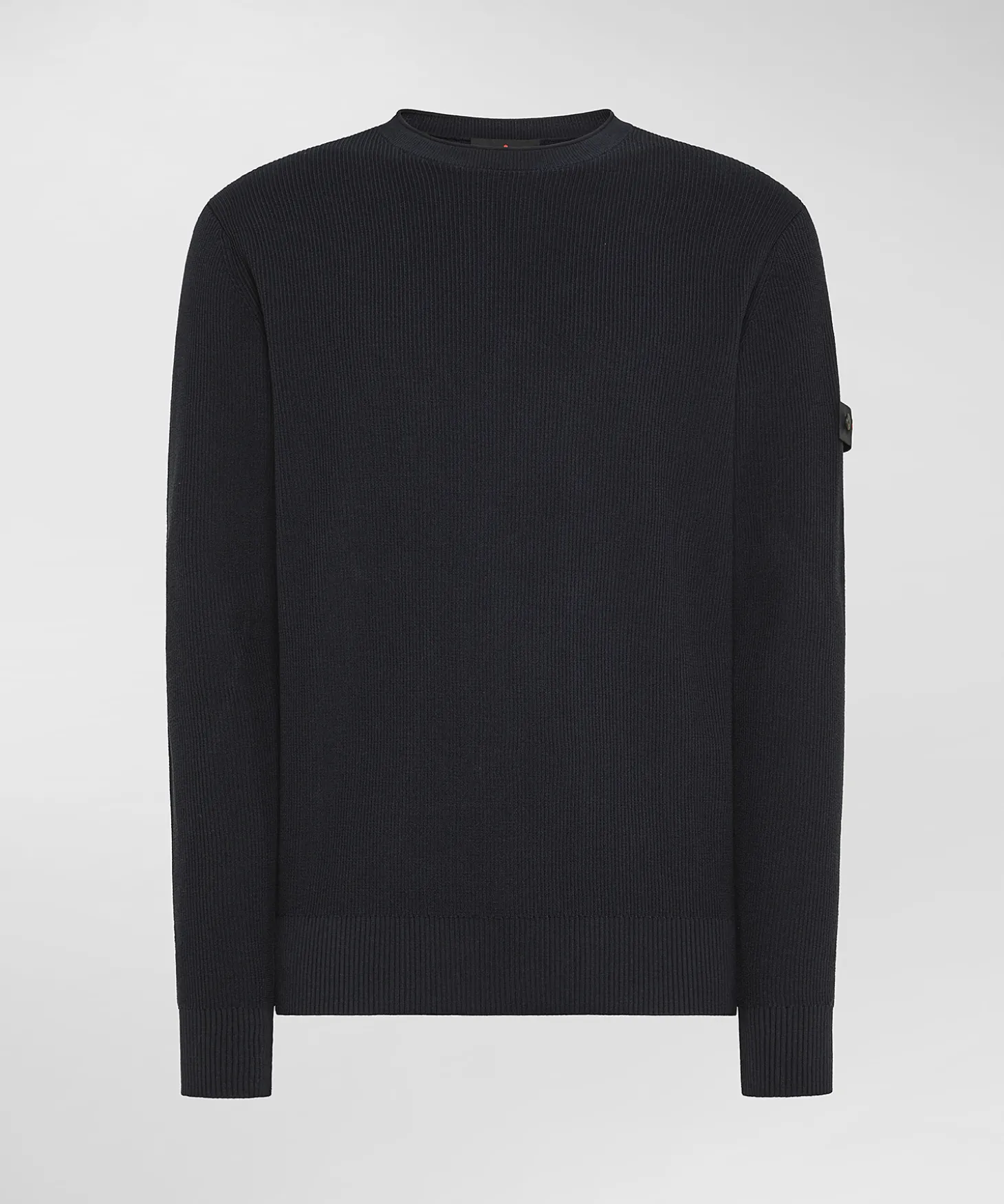 Maglia in tricot di cotone a costa inglese