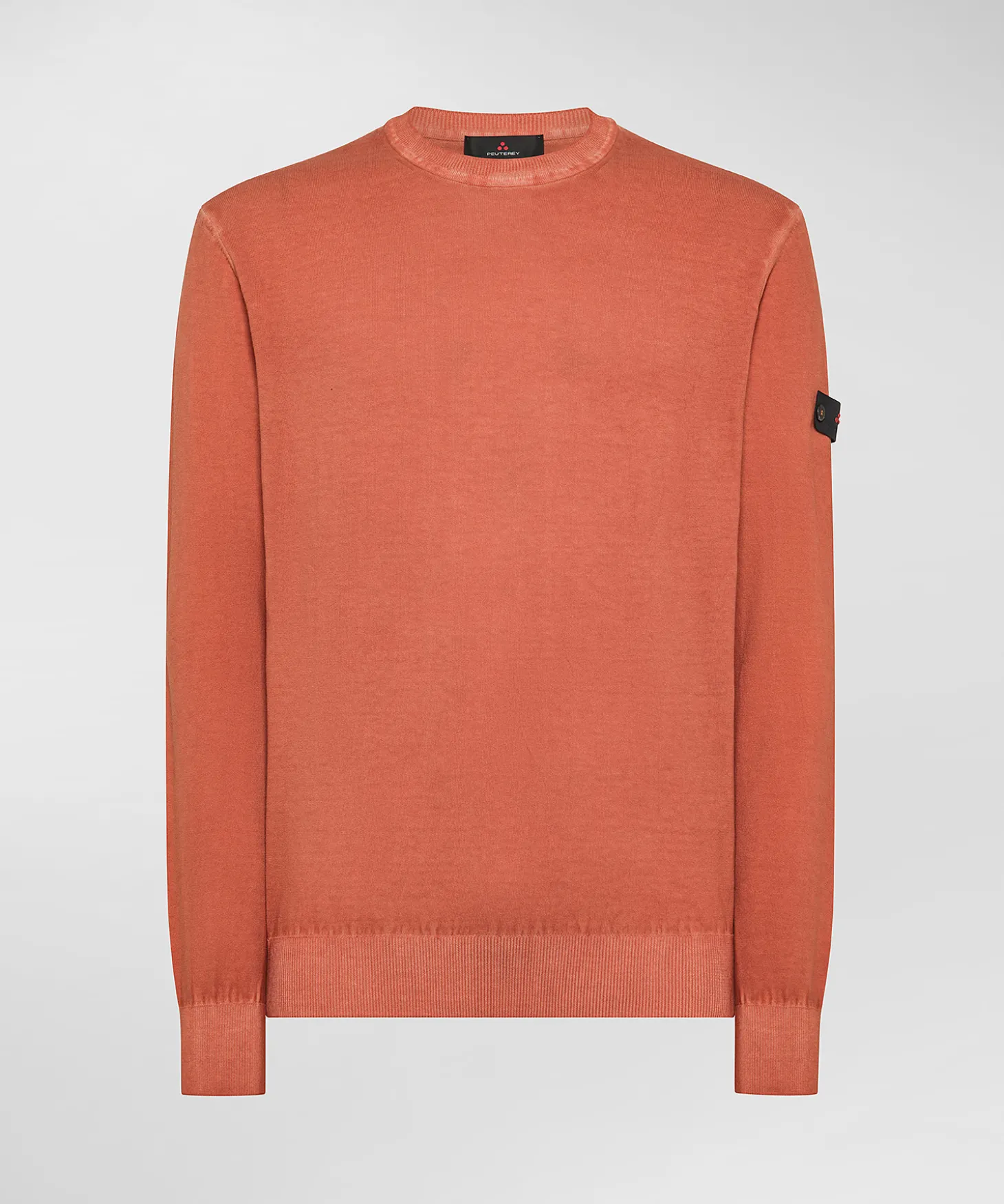 Maglia in tricot di cotone tinto capo