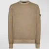 Maglia in tricot di cotone tinto capo