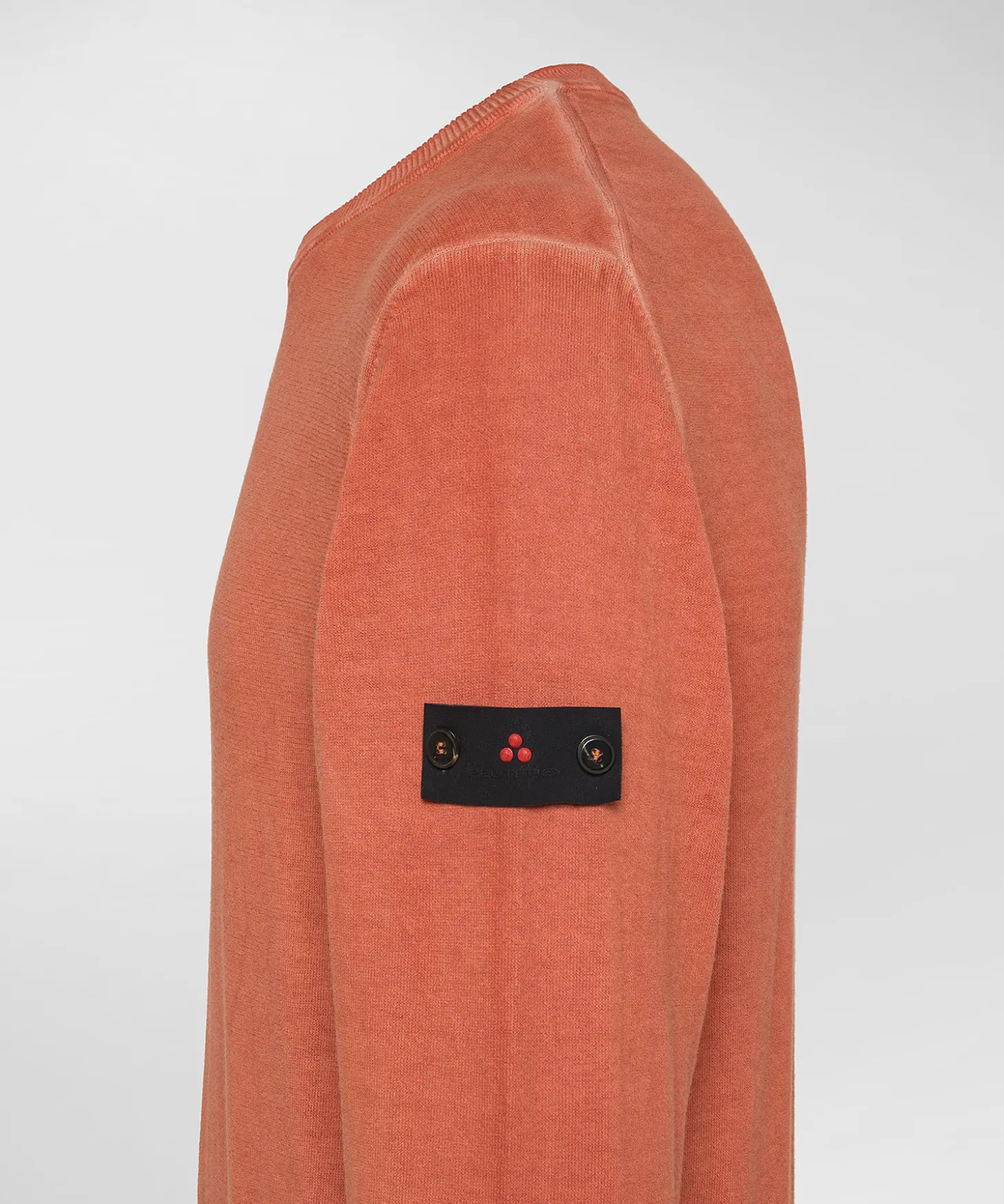 Maglia in tricot di cotone tinto capo
