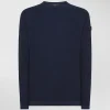 Maglia maniche lunghe in tricot effetto spugna
