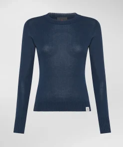 Maglia paricollo con polsini a contrasto