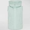 Padded vest con cappuccio