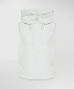 Padded vest con cappuccio