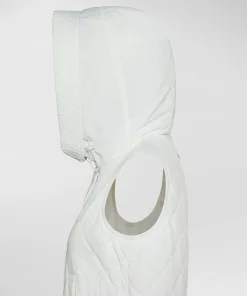 Padded vest con cappuccio