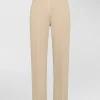 Pantaloni in gabardina di cotone stretch