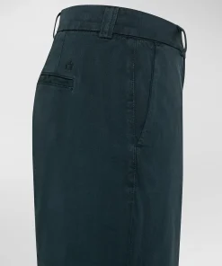 Pantaloni in gabardina di cotone stretch