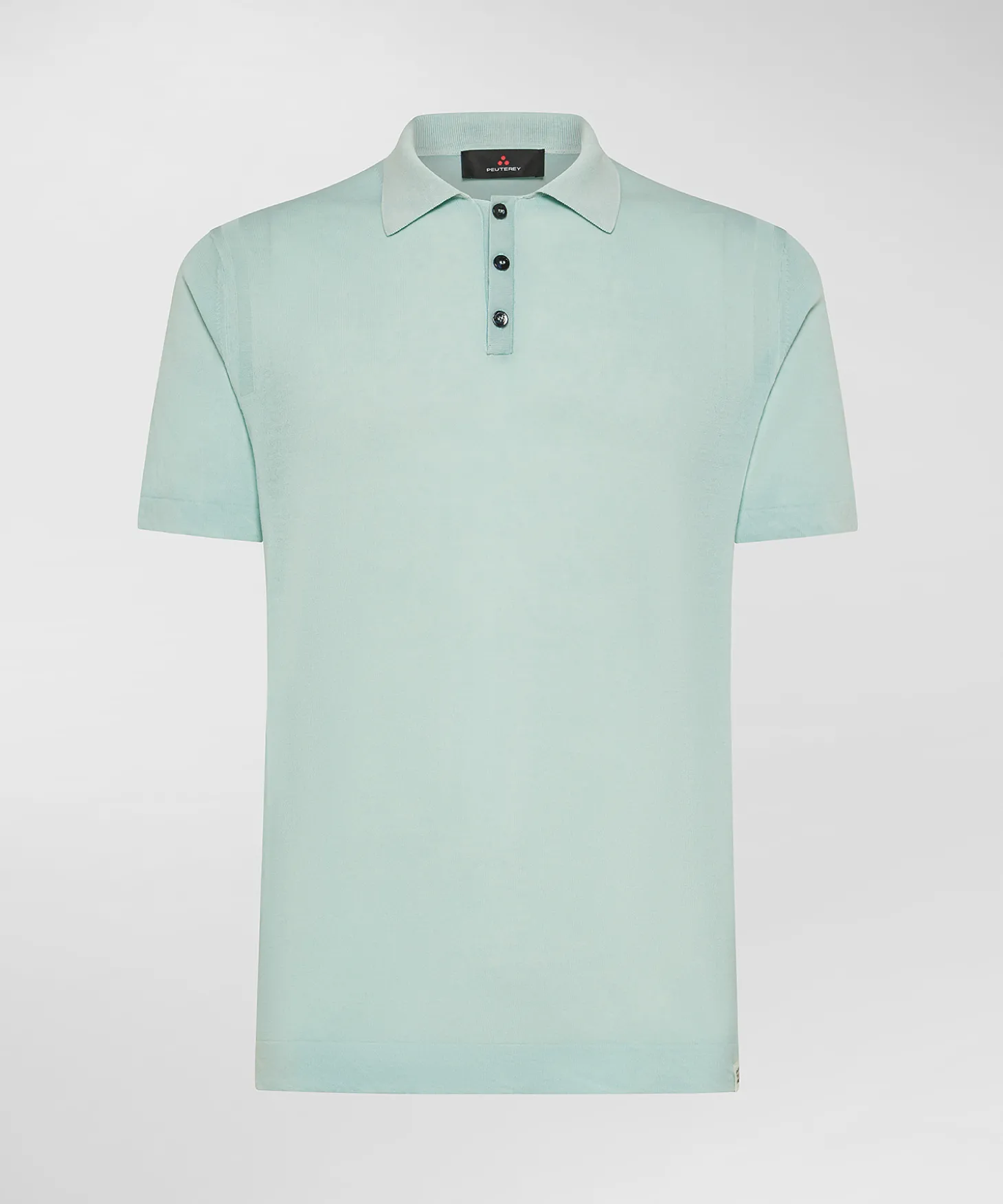 Polo classica in tricot di cotone, tinto capo