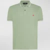 Polo in piqué di cotone stretch