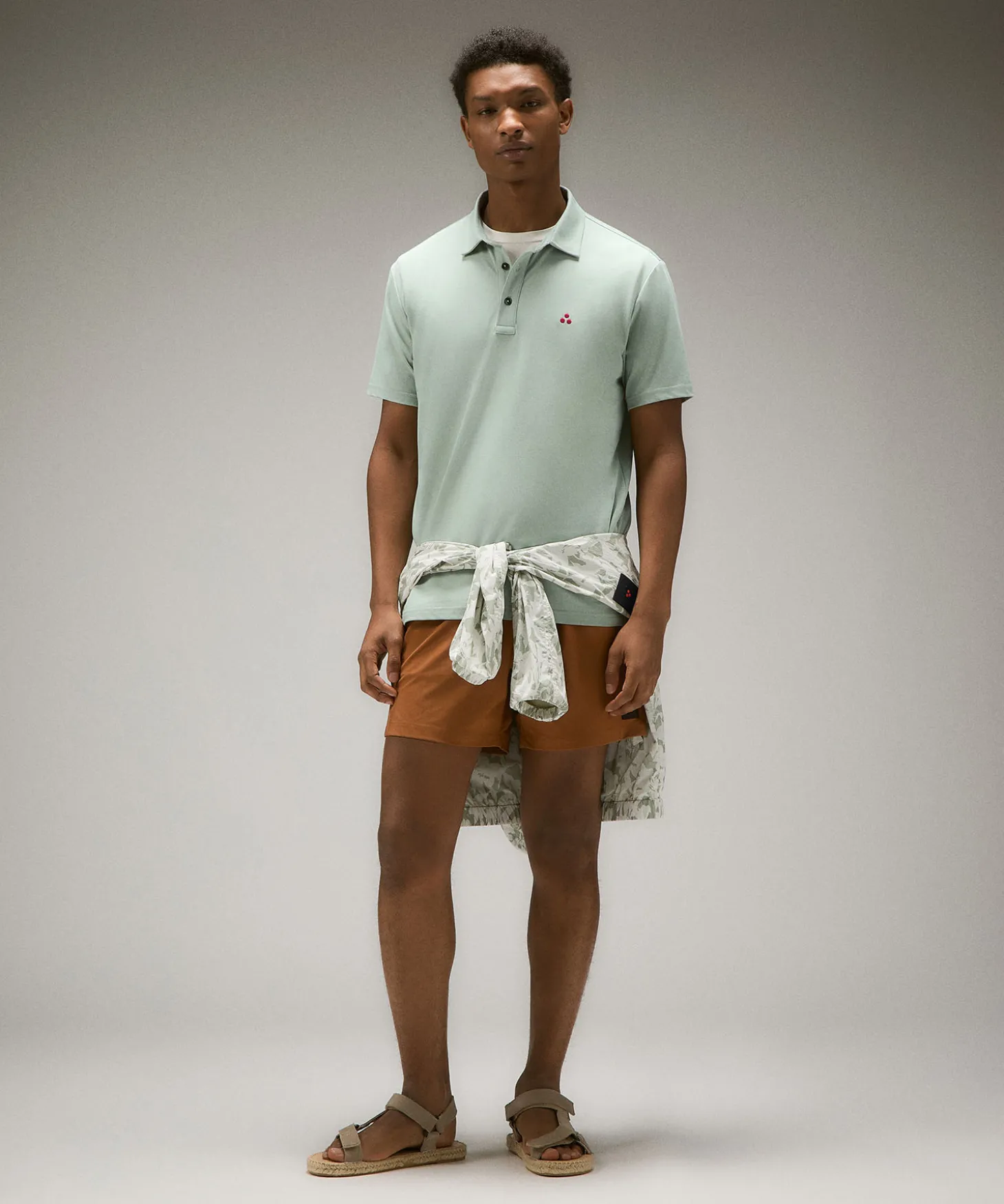 Polo in piqué di cotone stretch