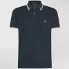 Polo in piqué di cotone stretch