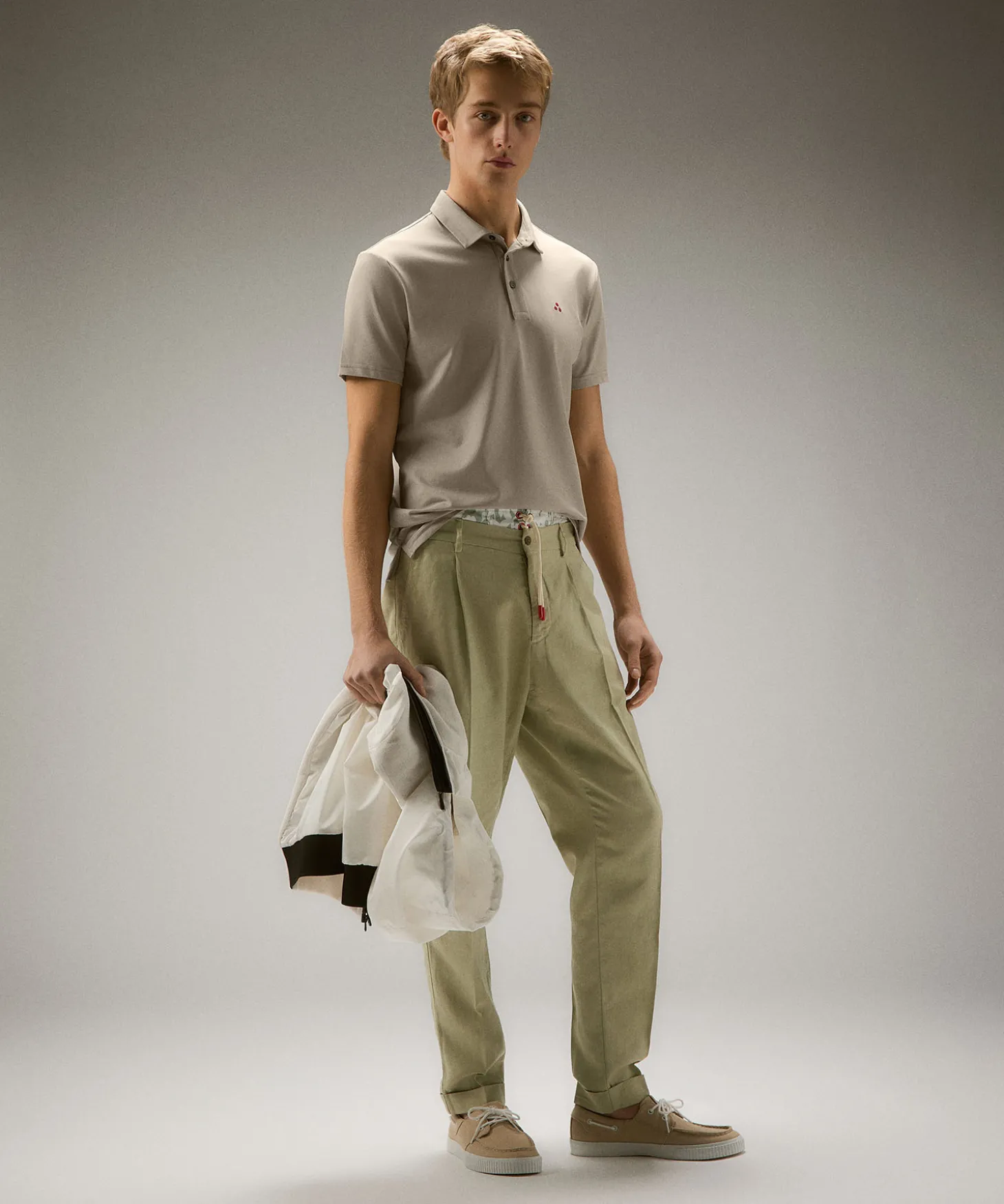 Polo in piqué di cotone stretch