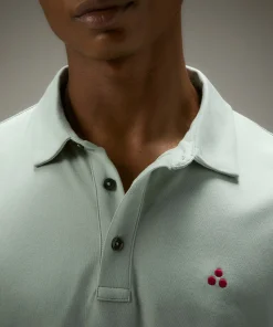 Polo in piqué di cotone stretch