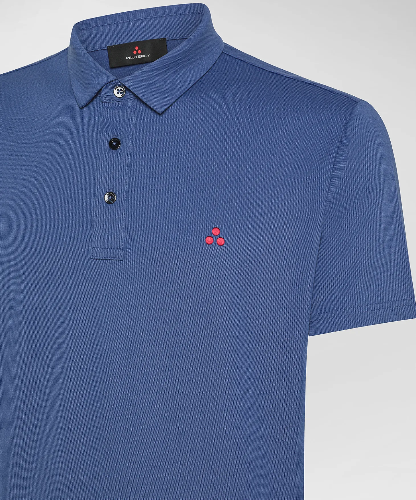 Polo in piqué di cotone stretch