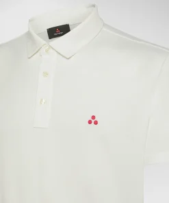 Polo in piqué di cotone stretch
