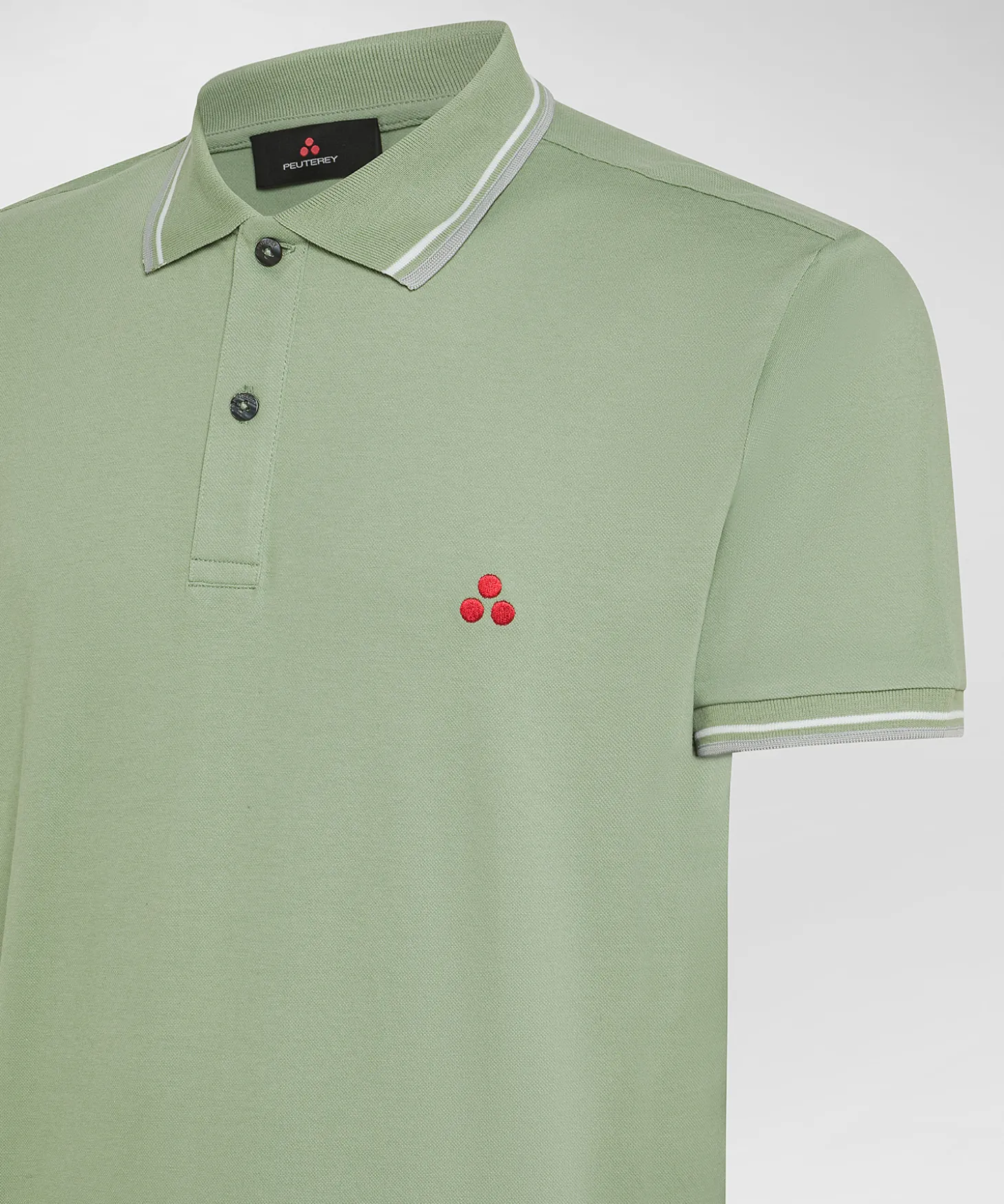 Polo in piqué di cotone stretch
