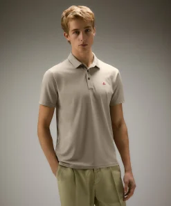 Polo in piqué di cotone stretch