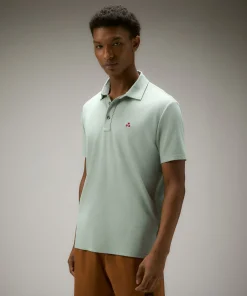 Polo in piqué di cotone stretch