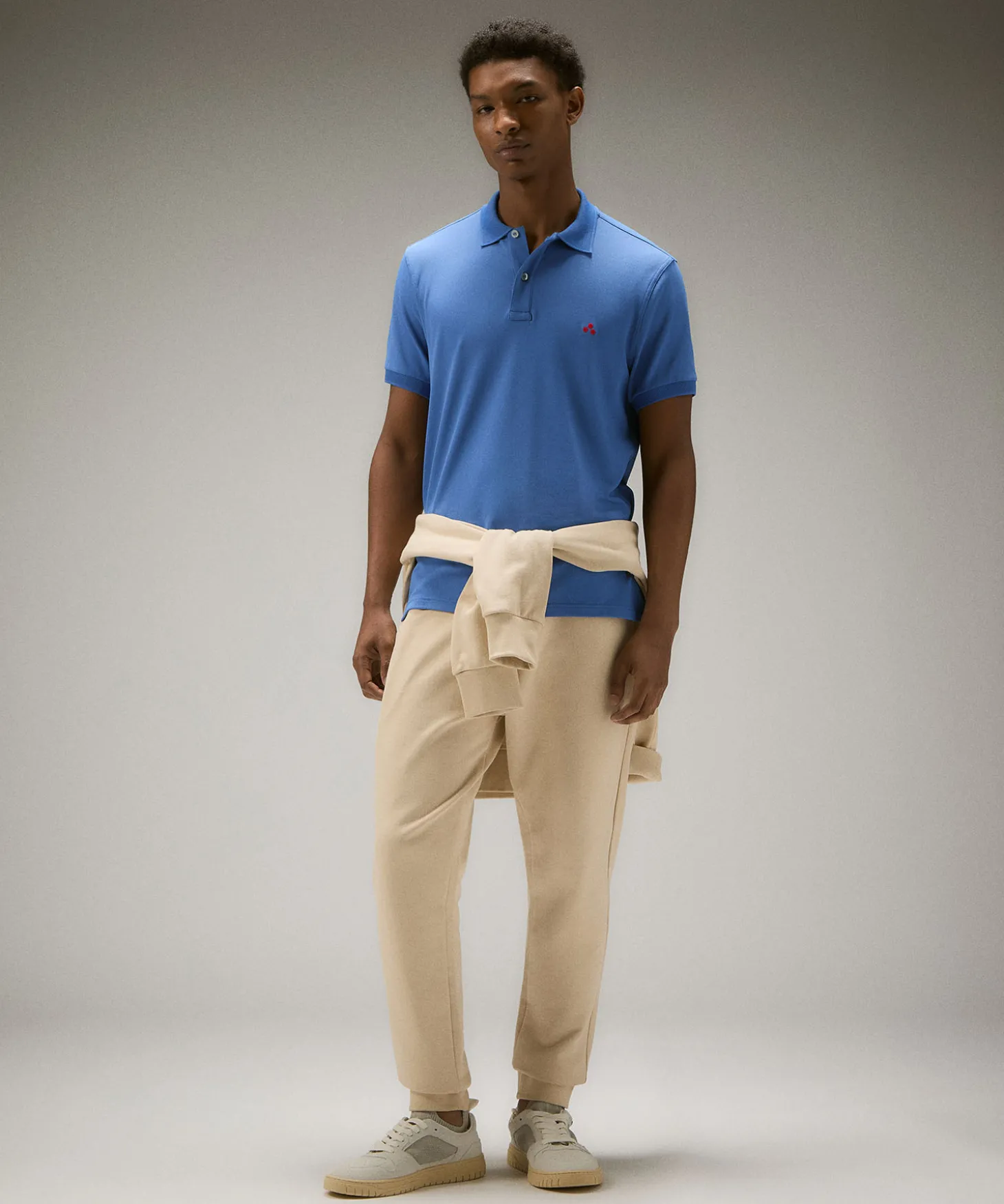 Polo in piqué di nylon stretch