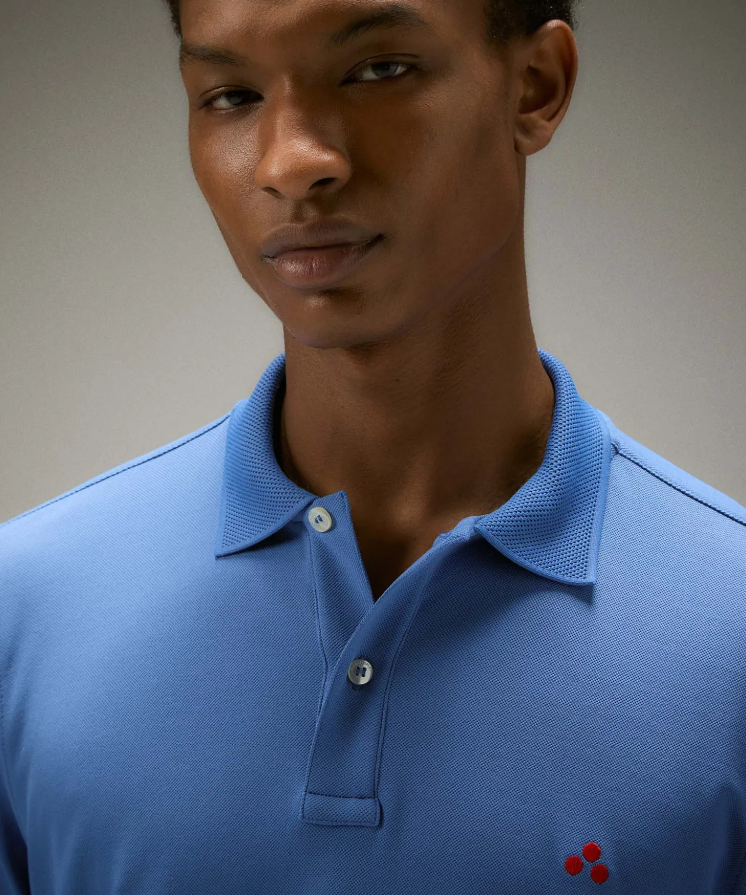 Polo in piqué di nylon stretch