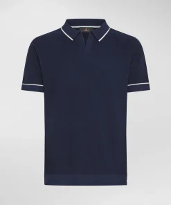 Polo in tricot 100% cotone, in punto piqué