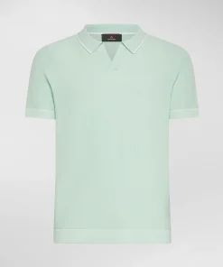 Polo in tricot 100% cotone, in punto piqué